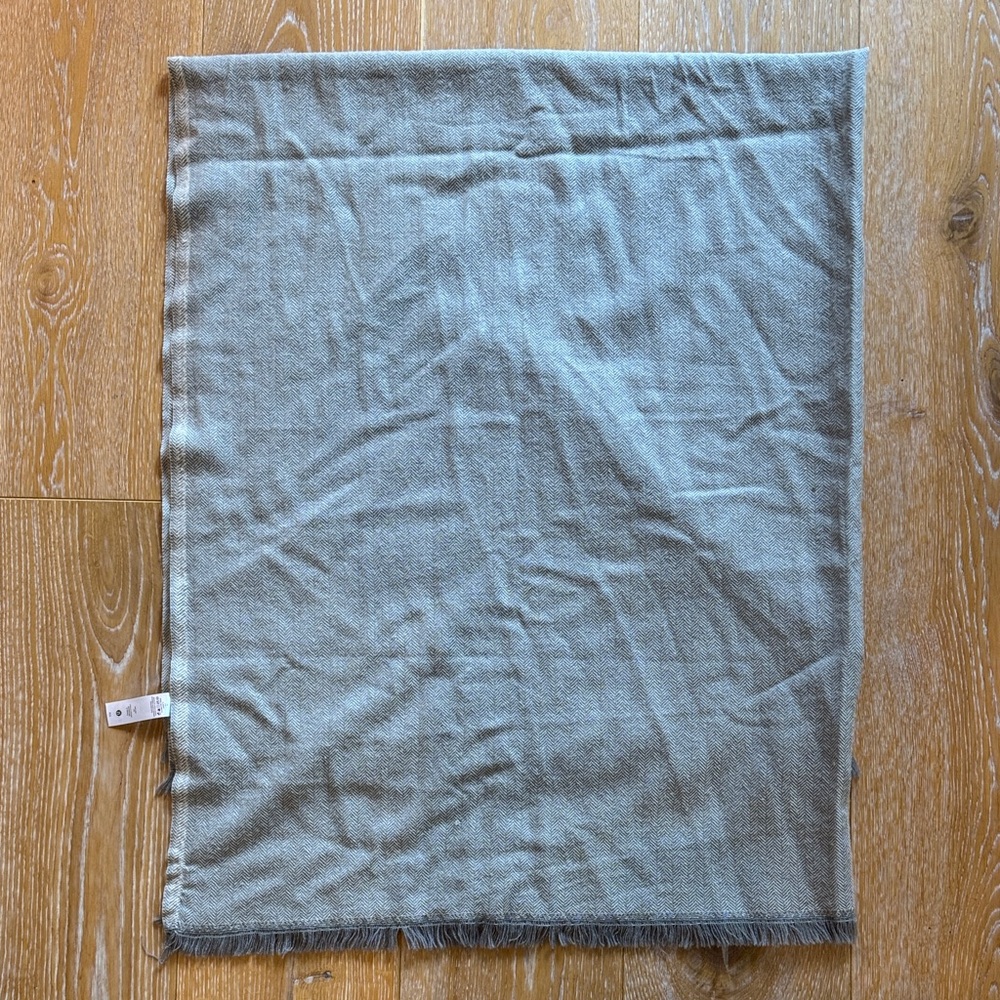 Lululemon Athletica Gray Wool Scarf